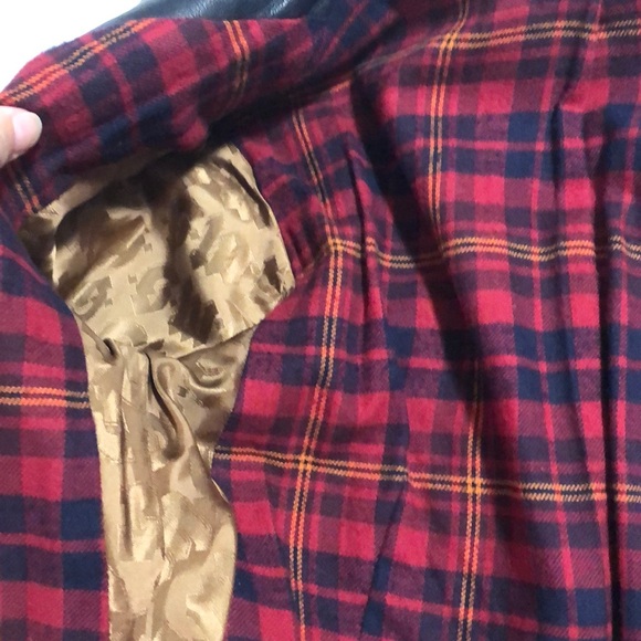 L.A.M.B. Leather Military/ Moto Jacket dark Navy - Picture 4 of 8